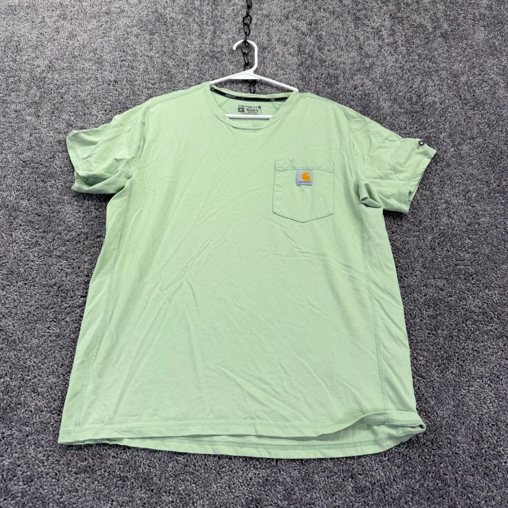 Carhartt T Shirt Mens M Green Relaxed Fit